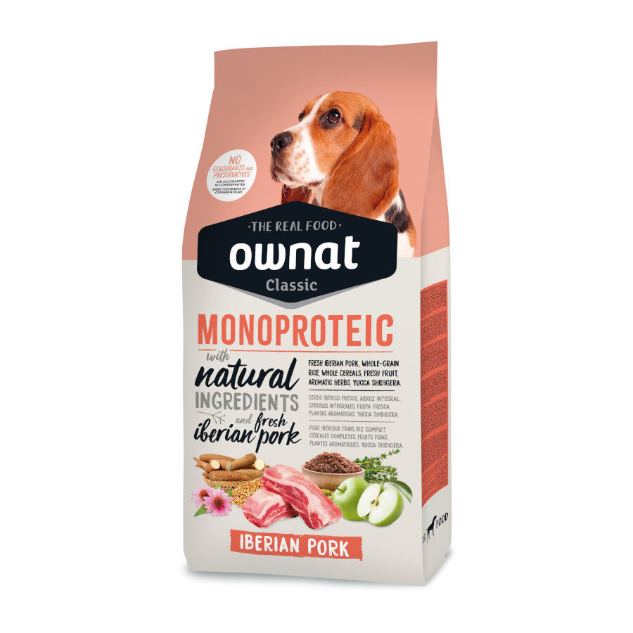 Ownat Classic Monoproteico Ra&ccedil;&atilde;o de porco ib&eacute;rico para c&atilde;es, , large Imagem n&uacute;mero 1