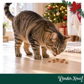 Wonder Christmas Chips de Frango Snacks para gatos