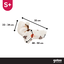 Gotoo Camisola Polar com Padr&atilde;o de Ouri&ccedil;os para c&atilde;es, , large Indicador imagem n&uacute;mero 4