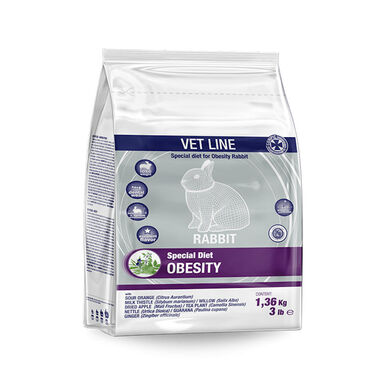 Cunipic Vet Line Obesity feno selvagem para coelhos