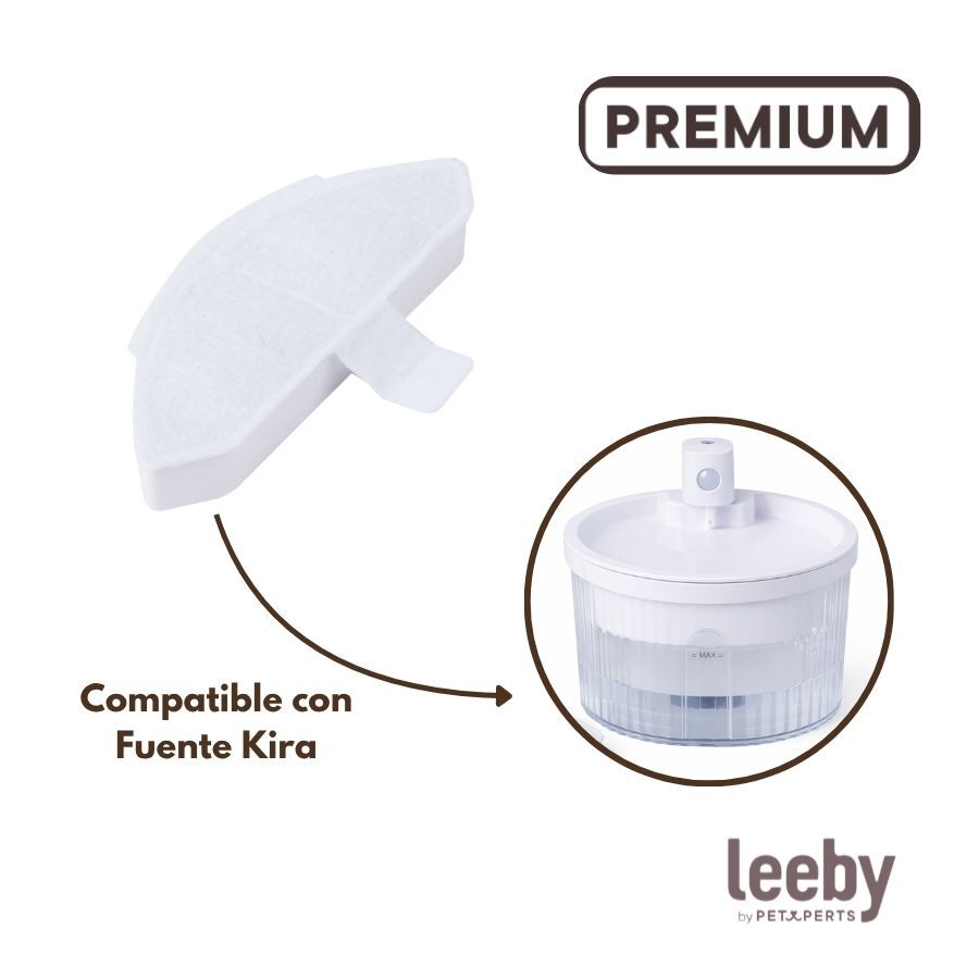 Leeby Conjunto de 3 Filtros de Substitui&ccedil;&atilde;o para Bebedouro Sem Fios de c&atilde;es e gatos, , large Imagem n&uacute;mero 2