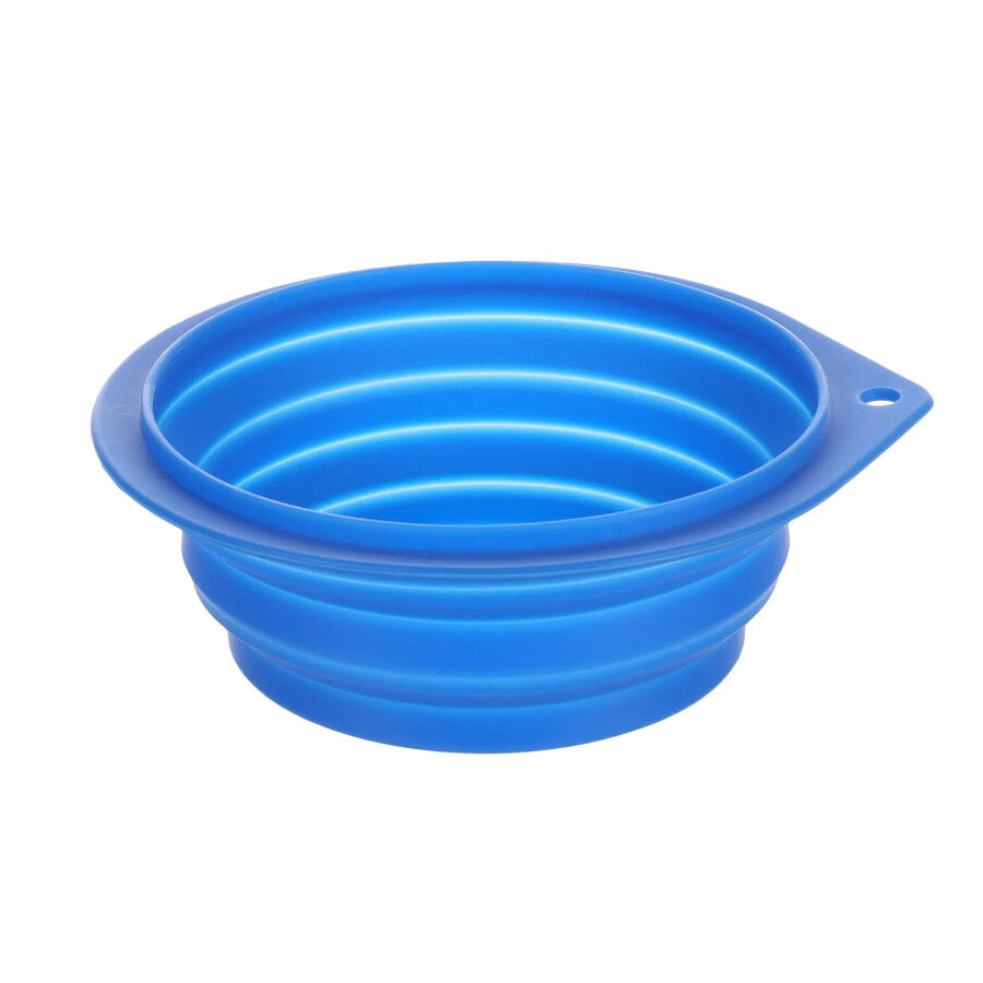 Flamingo Comedouro e Bebedouro Dobr&aacute;vel de Silicone para c&atilde;es, , large Imagem n&uacute;mero 1