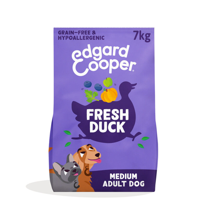 7 kg Edgard & Cooper Pienso Pato para perros adultos medianos, , large Imagem n&uacute;mero 1