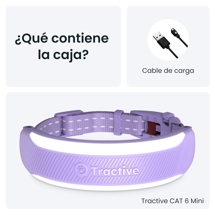 Tractive CAT 6 Mini Lavanda GPS para gatos, , large Imagem n&uacute;mero 7