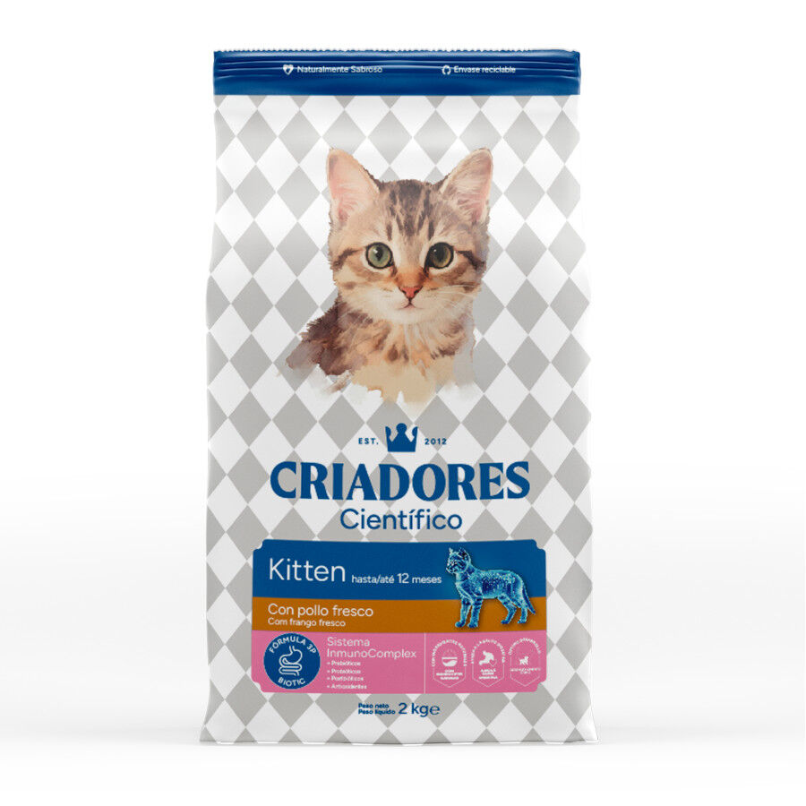 Criadores Cient&iacute;fico Kitten Ra&ccedil;&atilde;o de frango para gatinhos, , large Imagem n&uacute;mero 1