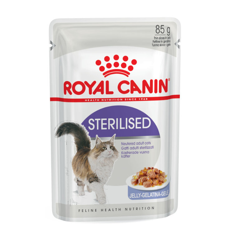 85 g Royal Canin Sterilised Saquetas em gelatina para gatos,  Imagem número 2 85 g Royal Canin Sterilised Saquetas em gelatina para gatos, , large Imagem número 2