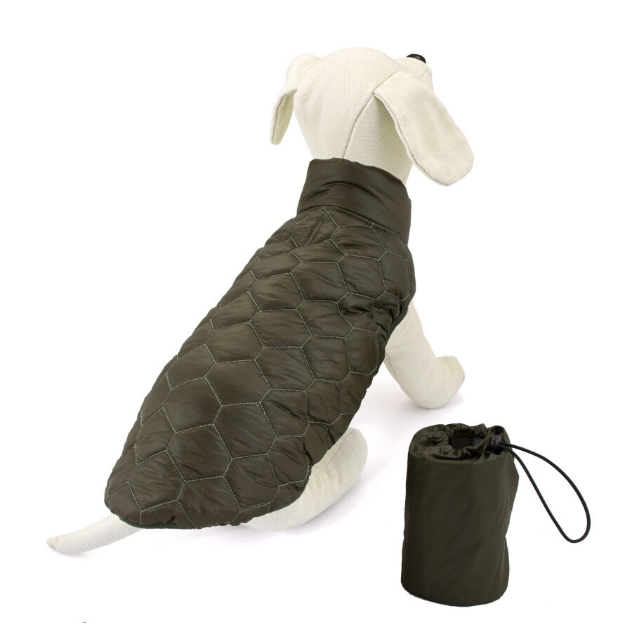 Outech Casaco Verde de Penas para c&atilde;es, , large Imagem n&uacute;mero 2