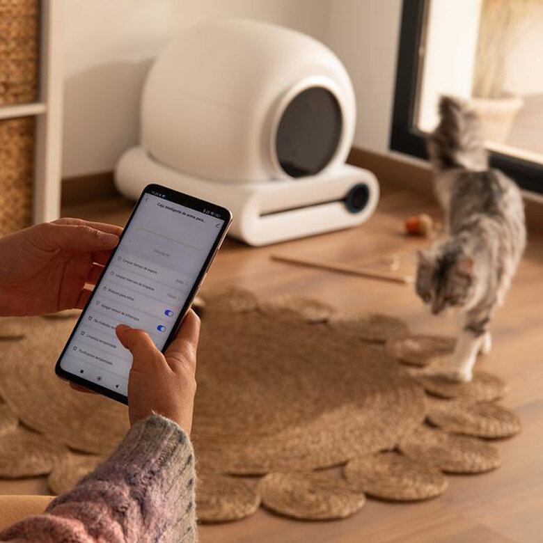 Cecotec Pumba 8000 CleanKitty Smart Caixa sanitária autolimpante para gatos,  Imagem número 9 Cecotec Pumba 8000 CleanKitty Smart Caixa sanitária autolimpante para gatos, , large Imagem número 9