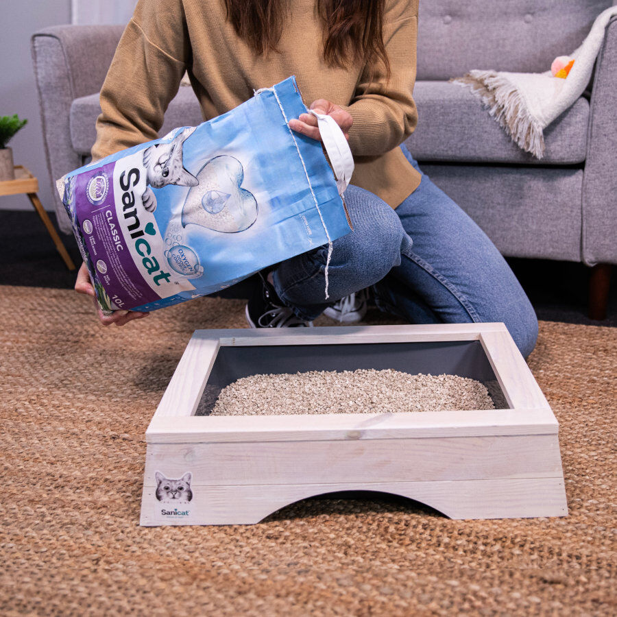 10 L Sanicat Classic Areia Absorvente Alfazema, , large Imagem n&uacute;mero 6