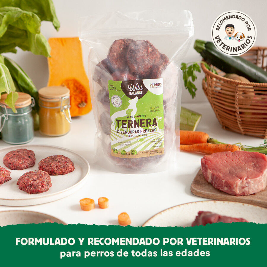 1 kg Wild Balance BARF Vitela e Legumes alimenta&ccedil;&atilde;o natural congelada para c&atilde;es, , large Imagem n&uacute;mero 5