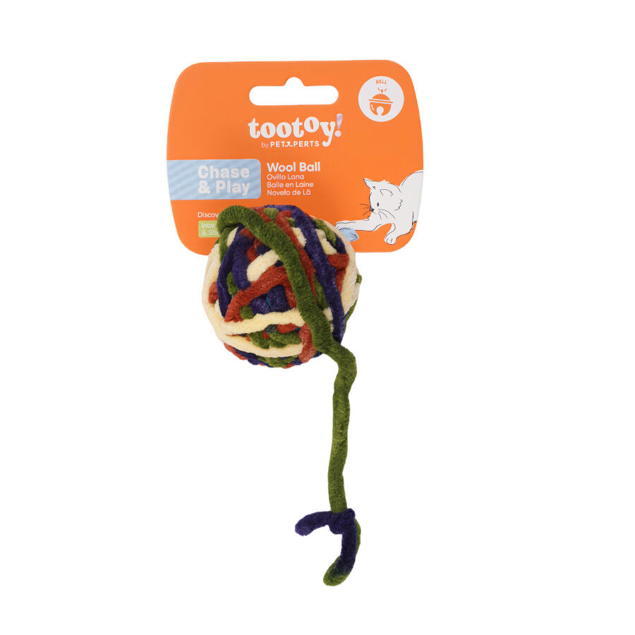 Tootoy! Chase & Play Bola de l&atilde; para gatos, , large Imagem n&uacute;mero 9