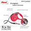 Flexi New Classic trela ​​extensível de fita vermelha para cães, , large Indicador imagem número 2