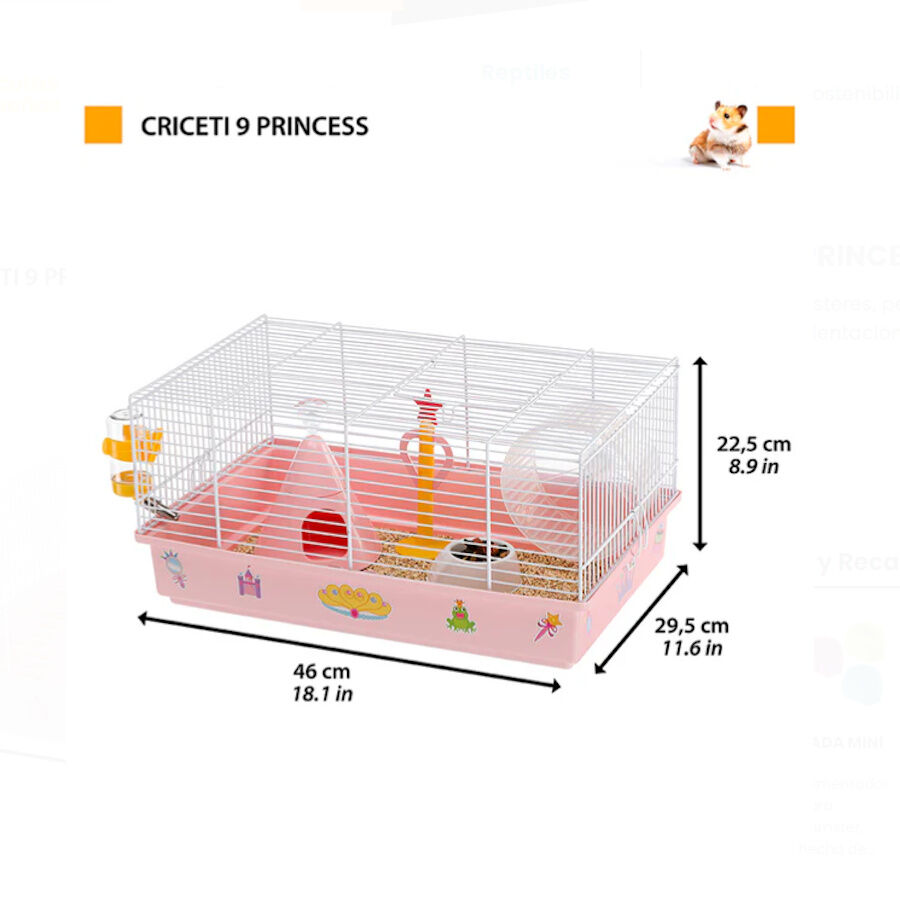Ferplast Criceti 9 Princesas Branca Jaula para roedores, , large Imagem n&uacute;mero 2