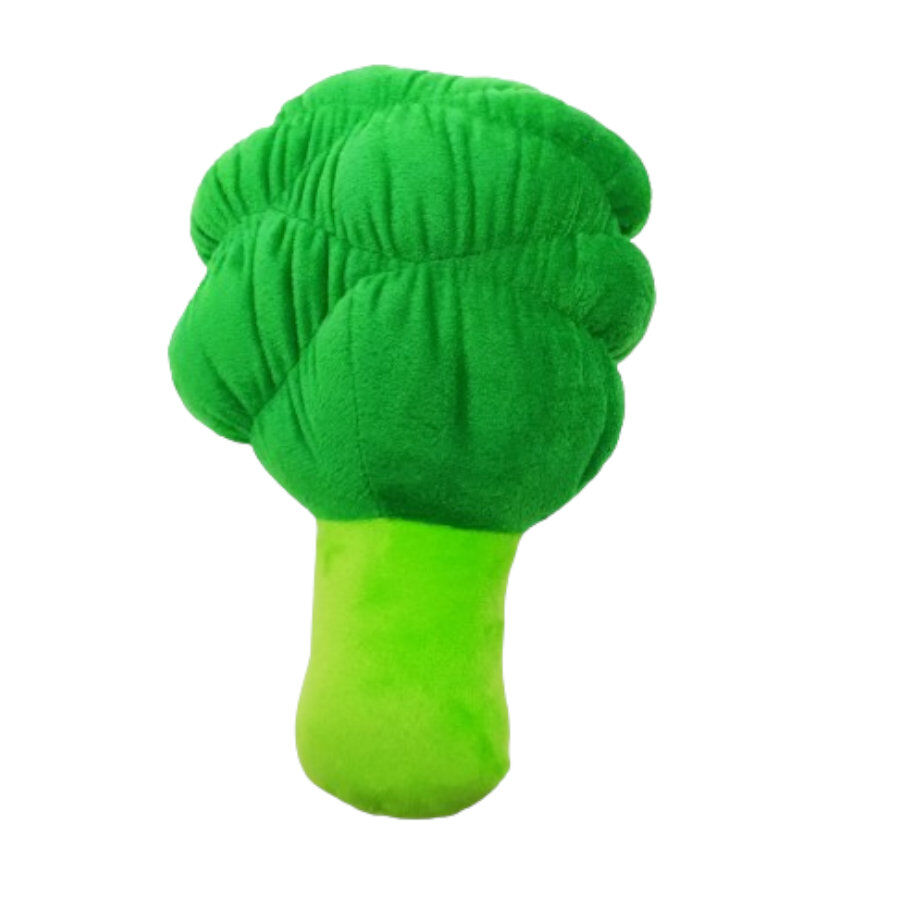 Tootoy! Comfort Healthy Broccoli Cuddler peluche com som para c&atilde;es, , large Imagem n&uacute;mero 1