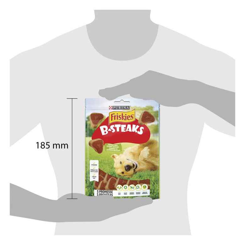 150 g Friskies Biscoitos B-Steaks para cães,  Imagem número 5 150 g Friskies Biscoitos B-Steaks para cães, , large Imagem número 5