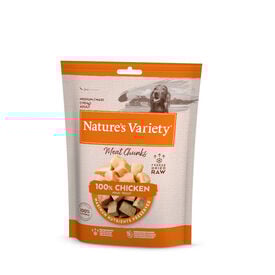 Nature's Variety Meat Chunks Frango Liofilizado para cães