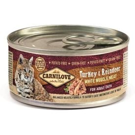 Carnilove Adulto Peru e Veado lata para gatos