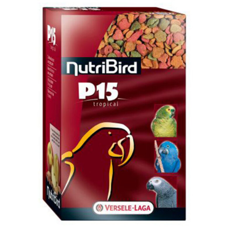 NutriBird P15 Tropical comida pájaros exóticos image number null