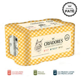 Criadores Multipack de Frango e Peixe em lata para gatos