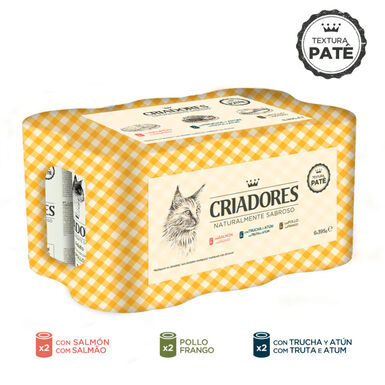 Criadores Multipack de Frango e Peixe em lata para gatos
