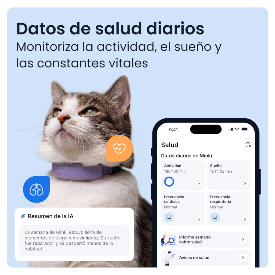 Tractive CAT 6 Mini Lavanda GPS para gatos, , large Imagem n&uacute;mero 5