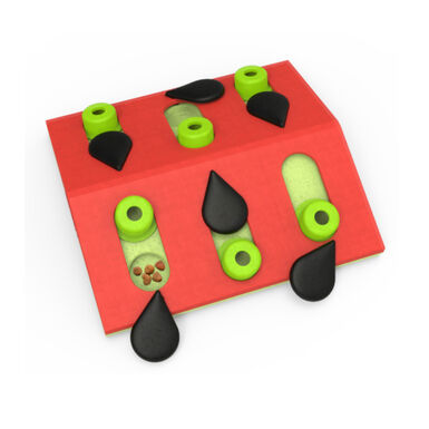 Outward Hound Catstages Puzzle & Play Melon Madness Brinquedo de Inteligência para gatos