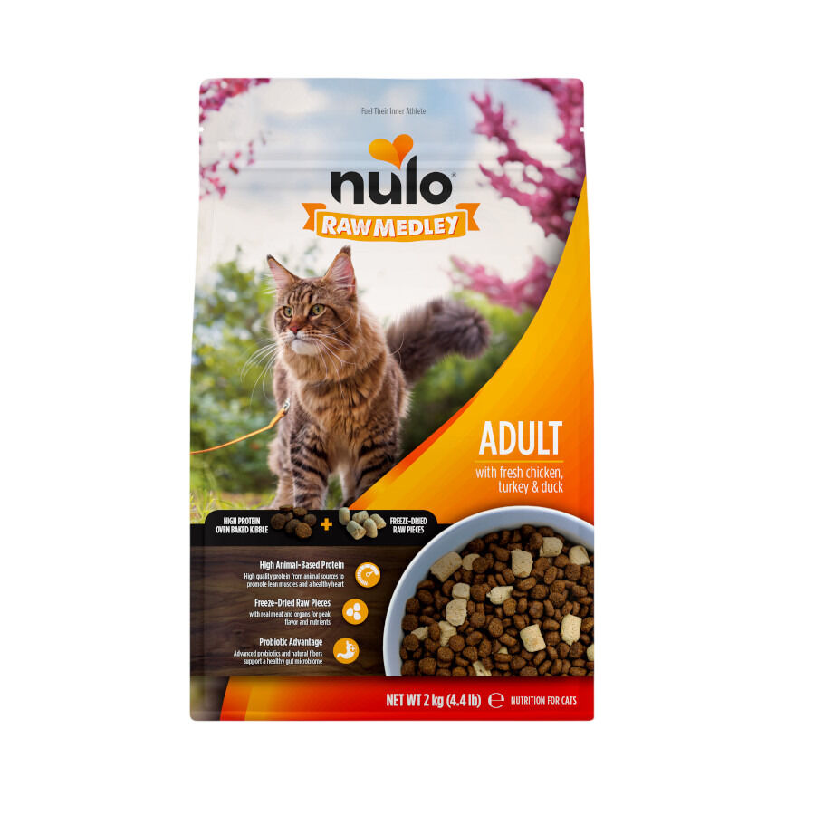 2 kg Nulo Raw Medley Ra&ccedil;&atilde;o de Frango, Peru e Pato para gatos, , large Imagem n&uacute;mero 1