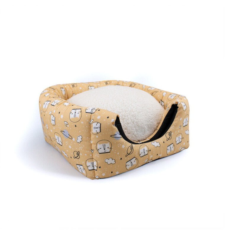 Leeby Cama com Estampado de Banda Desenhada para gatos,  Imagem número 6 Leeby Cama com Estampado de Banda Desenhada para gatos, , large Imagem número 6