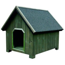 TK-Pet Alpine Casota de Madeira Cinzenta para cães