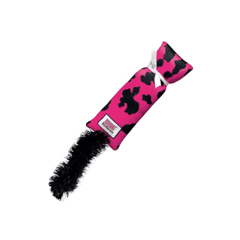 Kong Kickeroo Estampado Vaca brinquedo para gatos,  Imagem número 1 Kong Kickeroo Estampado Vaca brinquedo para gatos, , large Imagem número 1