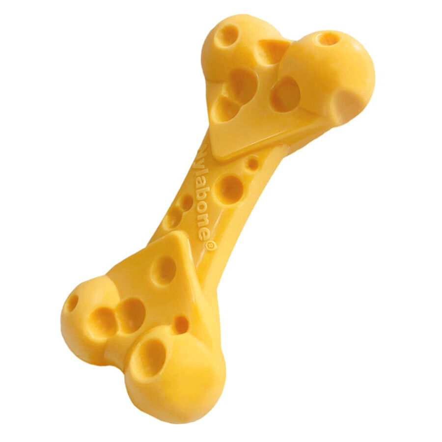 Nylabone Osso Mordedor Resistente com Sabor a Queijo para c&atilde;es, , large Imagem n&uacute;mero 3