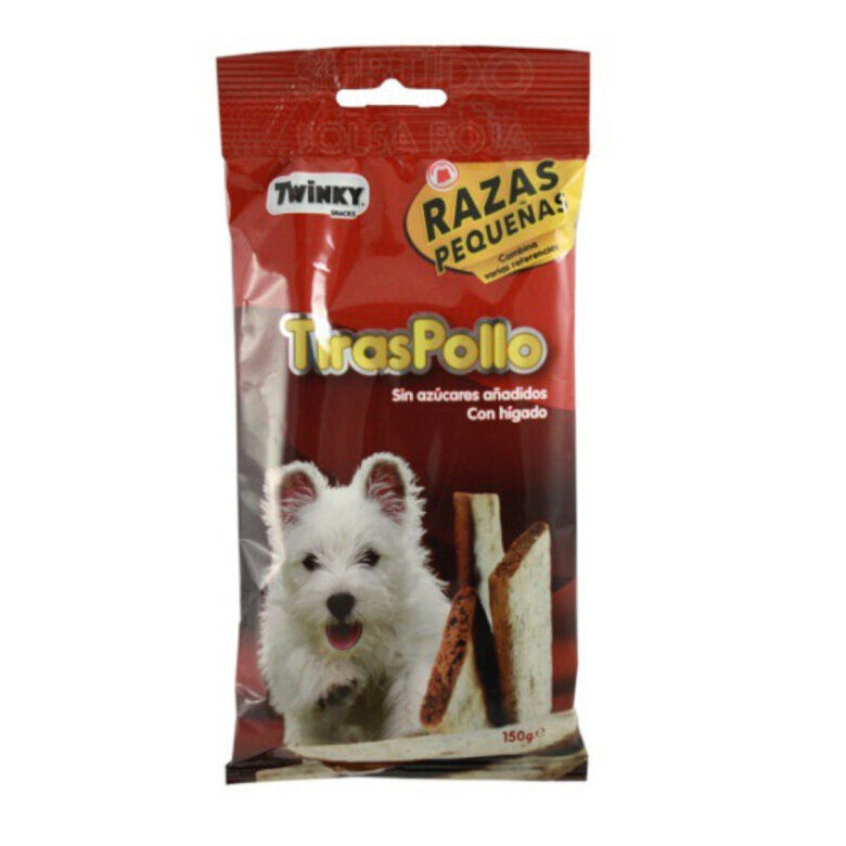 Twinky Tiras de Pollo para perros de razas peque&ntilde;as Imagem n&uacute;mero 1