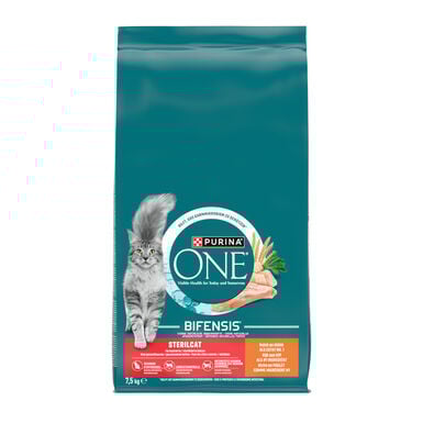 One Bifensis Esterilizado Frango Ração para gatos