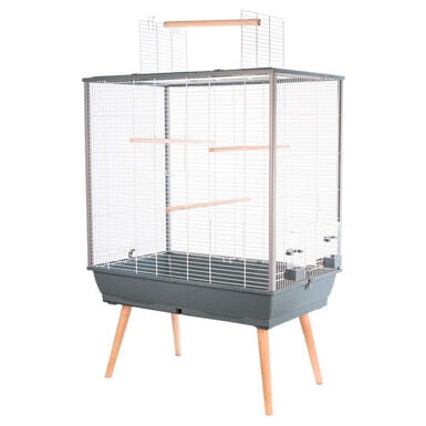 Zolux Neo Jili XL Gaiola para aves com poleiro exterior para pássaros