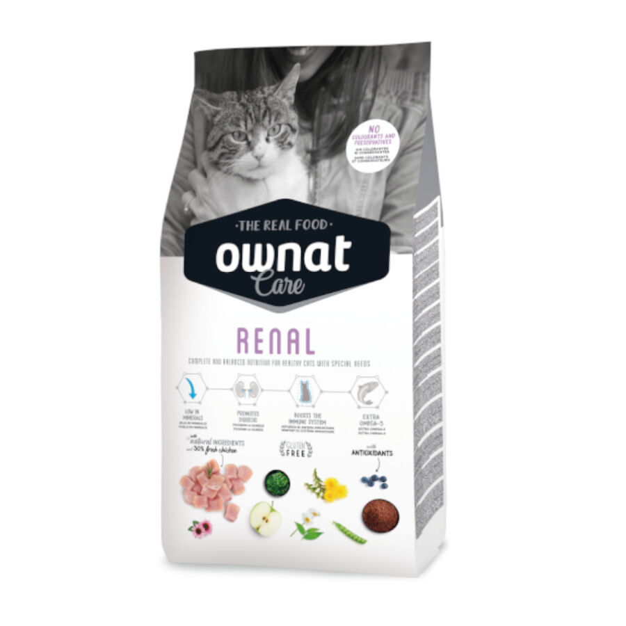 3 kg Ownat Care Renal ra&ccedil;&atilde;o para gatos, , large Imagem n&uacute;mero 1