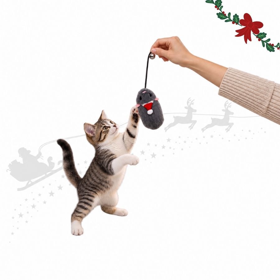 Wonder Christmas Rato Brinquedo para gatos, , large Imagem n&uacute;mero 1