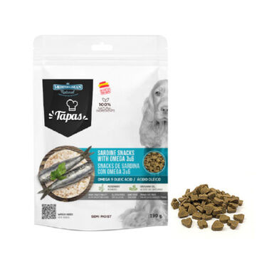 Mediterranean Natural Biscoitos Tapas Gourmet Sardinha para cães