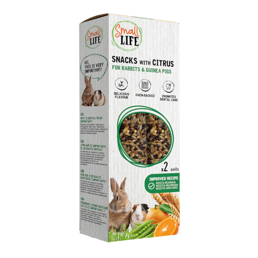 2 barritas Small Life Barritas Snack com Citrinos para coelhos e Porquinhos da &Iacute;ndia, , large Imagem n&uacute;mero 1
