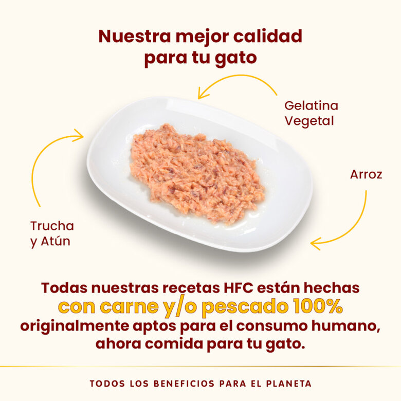 70 g Almo Nature HFC Truta e Atum em Geleia para gatos,  Imagem número 3 70 g Almo Nature HFC Truta e Atum em Geleia para gatos, , large Imagem número 3