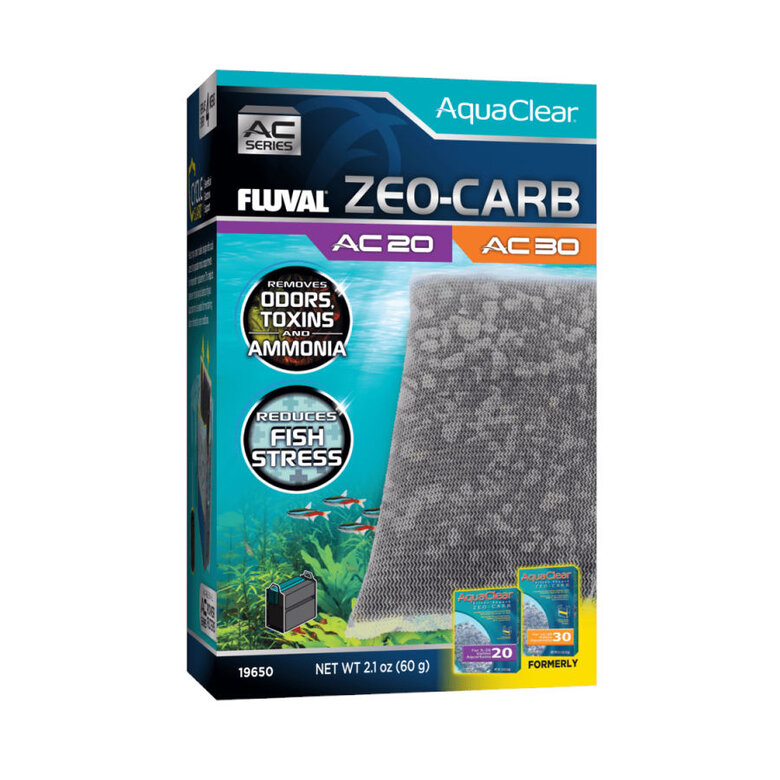 Fluval AquaClear AC Zeo-Carb para filtro de aquários,  Imagem número 1 Fluval AquaClear AC Zeo-Carb para filtro de aquários, , large Imagem número 1