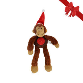 Wonder Christmas Hero Macaco de peluche para cães,  Wonder Christmas Hero Macaco de peluche para cães