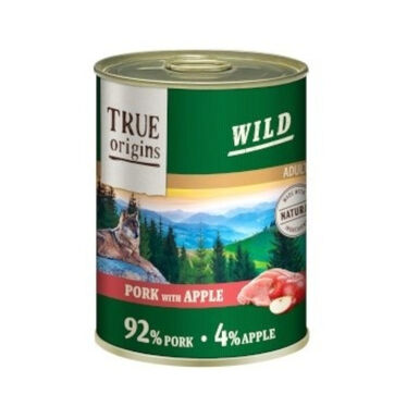 True Origins Adult Wild Porco e Maçã lata para cães