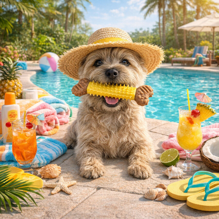 Summer Vibes Chew Bone Mordedor em Formato de Osso para c&atilde;es, , large Imagem n&uacute;mero 1