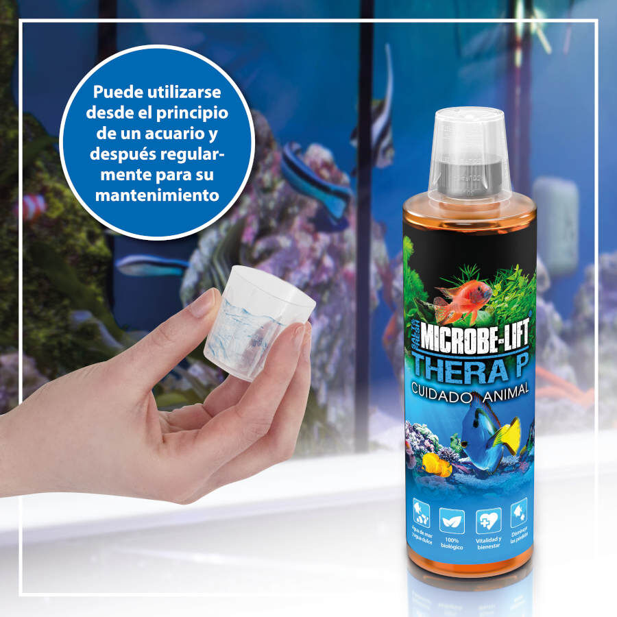 Microbe-Lift Thera P Animal Care Tratamento de bact&eacute;rias para peixes, , large Imagem n&uacute;mero 3