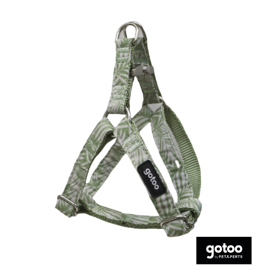 Gotoo Peitoral estampado folhas para c&atilde;es, , large Imagem n&uacute;mero 2