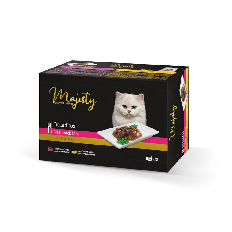 Majesty Adult Slide Mix lata para gatos image number null