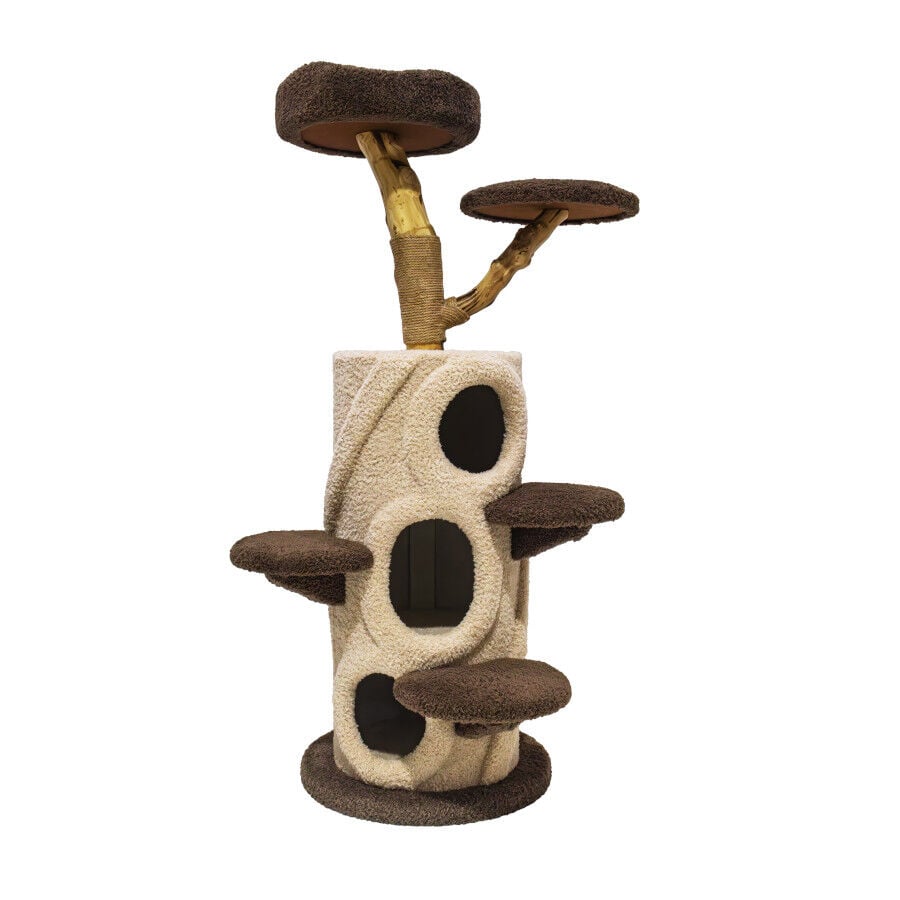 Freedog Zenpear Limb Arranhador Bege e Castanho para gatos, , large Imagem n&uacute;mero 1