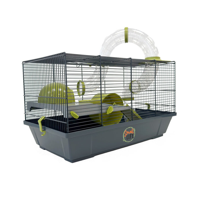 Small Life Gaiola com Tubo Verde para hamsteres,  Imagem número 1 Small Life Gaiola com Tubo Verde para hamsteres, , large Imagem número 1
