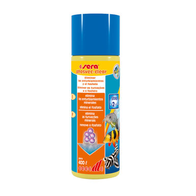 Sera Phosvec Clear Phosphate Cleaner para aquários