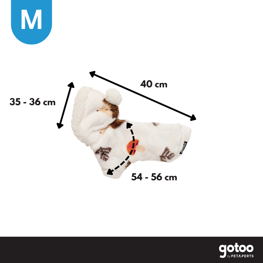 Gotoo Camisola Polar com Padr&atilde;o de Ouri&ccedil;os para c&atilde;es, , large Imagem n&uacute;mero 4